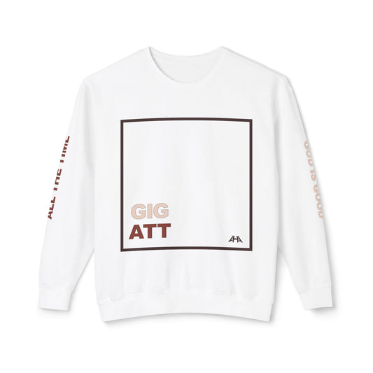 Chocolate GIGATT/ATTGIG Lightweight Crewneck Sweatshirt