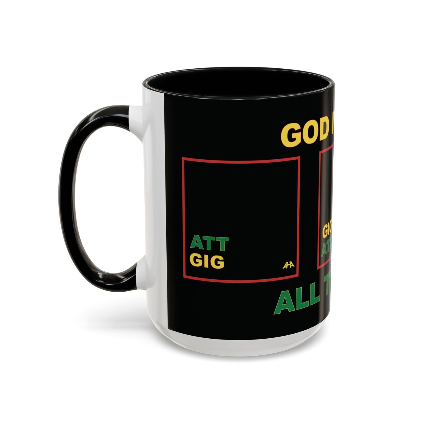 Black GIG/ATT Accent Coffee Mug (11, 15oz)