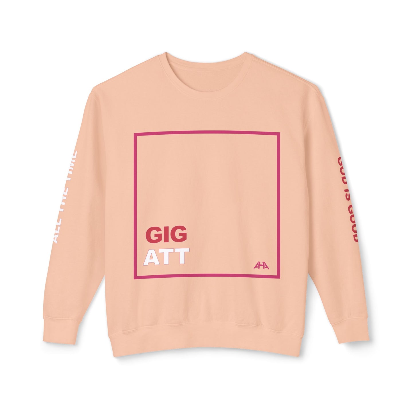 Deep Pink GIGATT/ATTGIG Lightweight Crewneck Sweatshirt