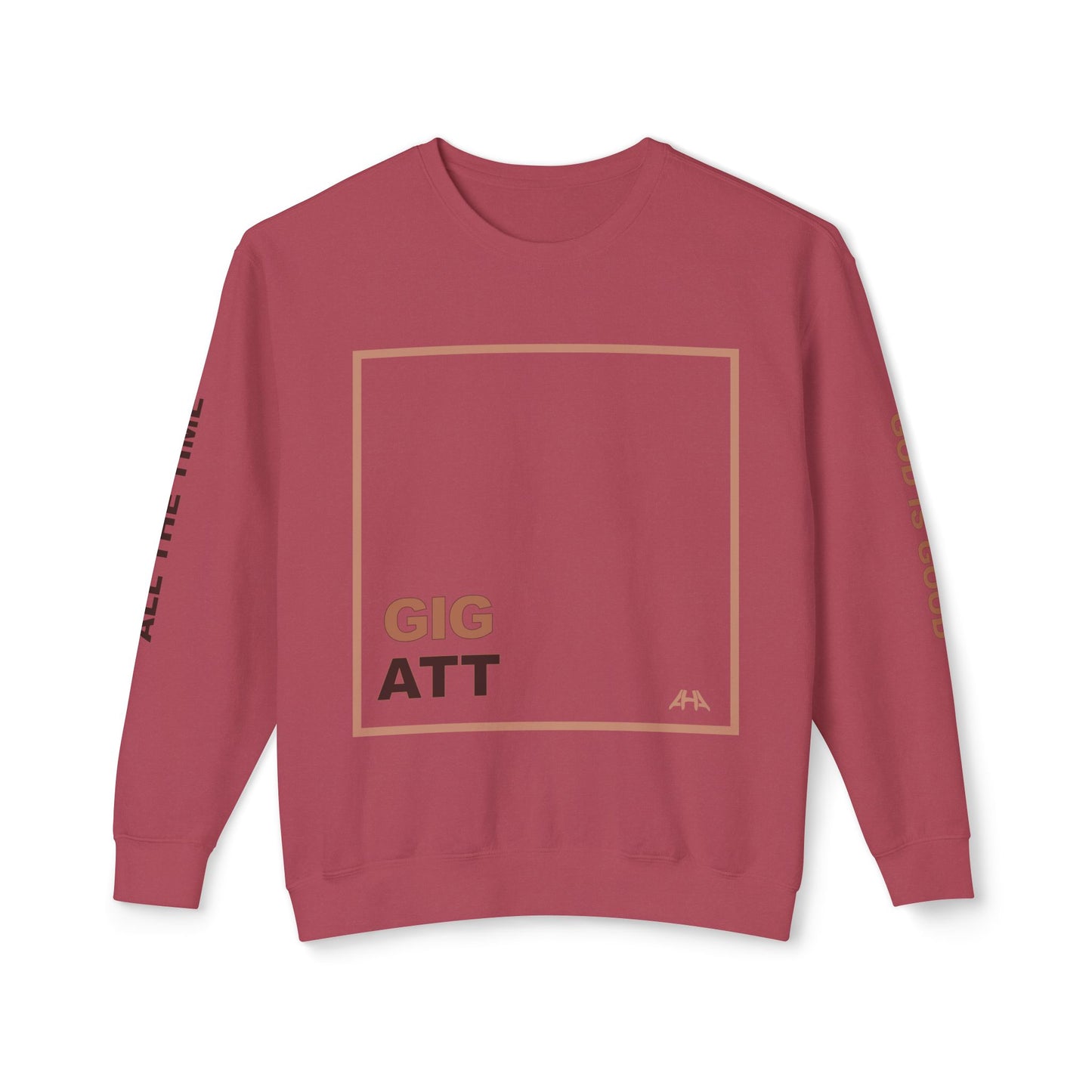 Taupe GIGATT/ATTGIG Lightweight Crewneck Sweatshirt