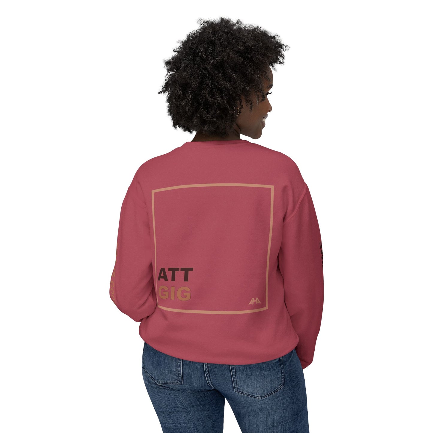 Taupe GIGATT/ATTGIG Lightweight Crewneck Sweatshirt