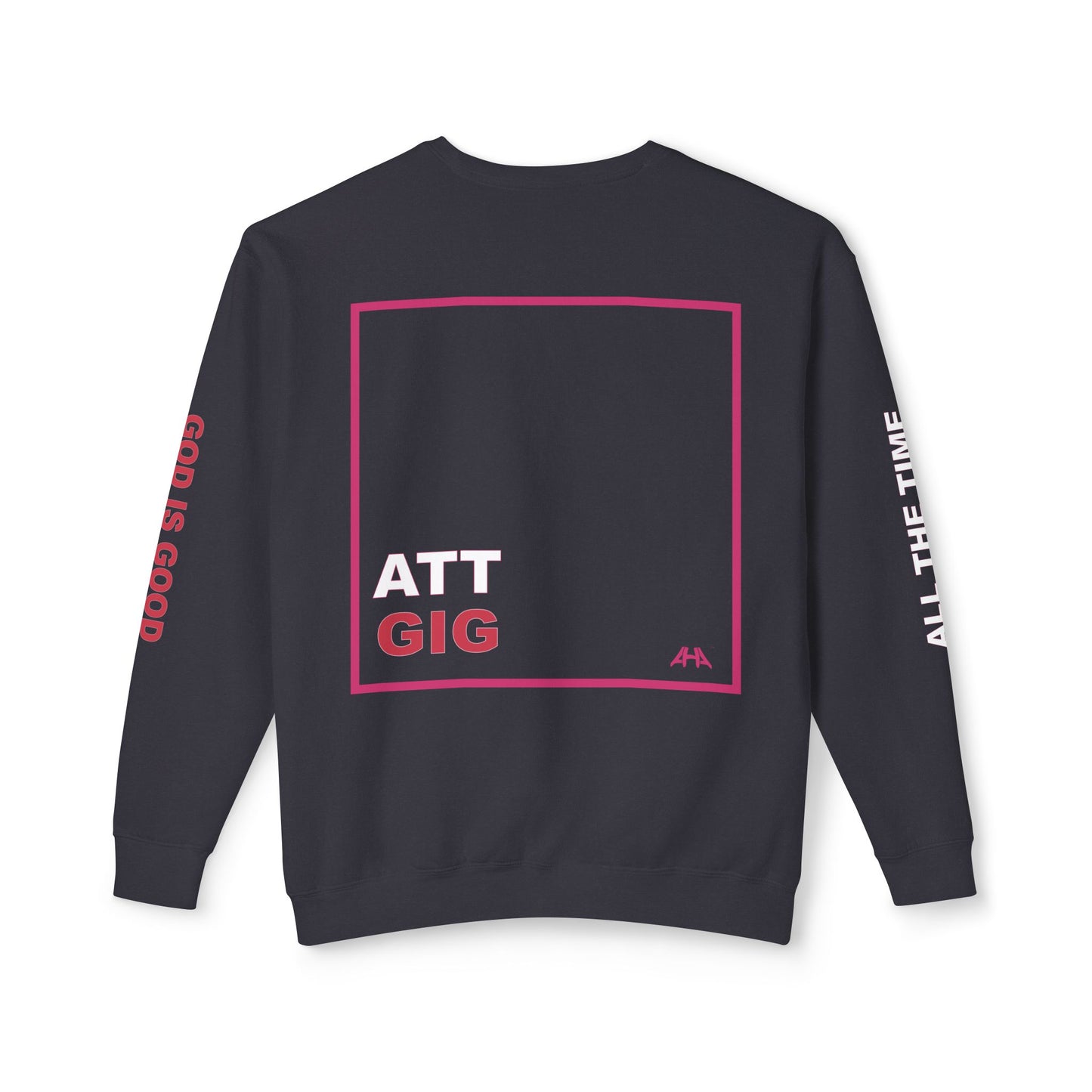 Deep Pink GIGATT/ATTGIG Lightweight Crewneck Sweatshirt