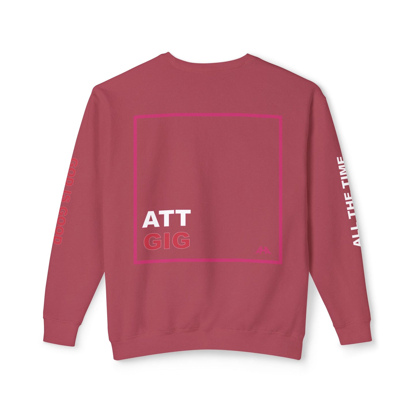 Deep Pink GIGATT/ATTGIG Lightweight Crewneck Sweatshirt