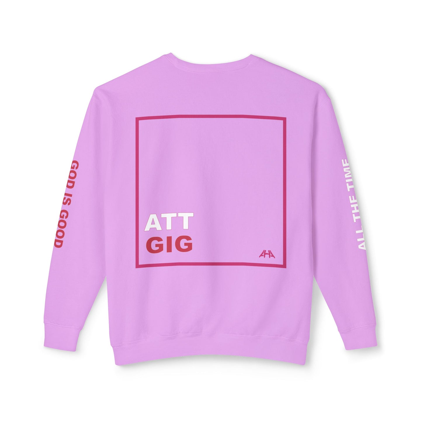 Deep Pink GIGATT/ATTGIG Lightweight Crewneck Sweatshirt