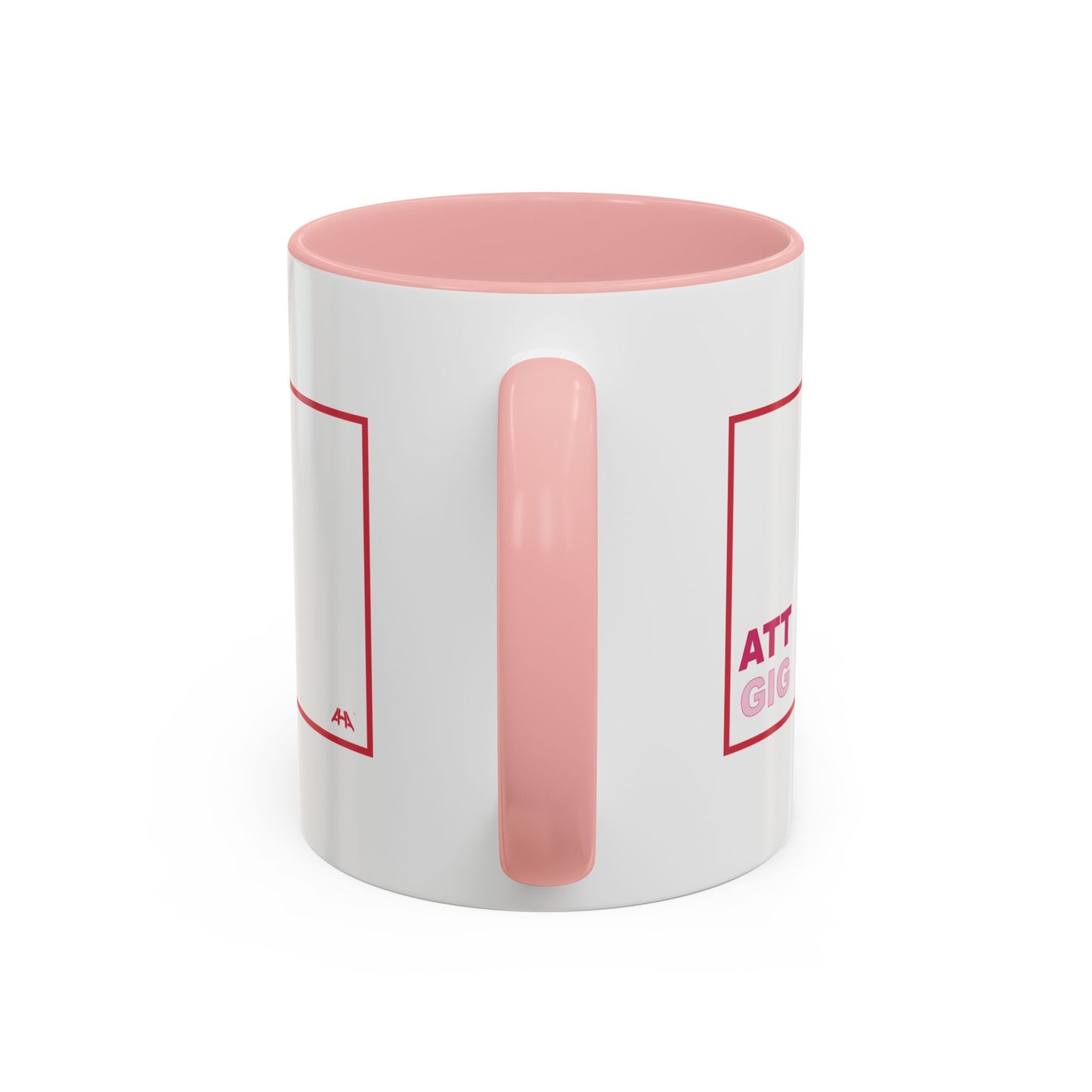 Red GIG/ATT Accent Coffee Mug (11, 15oz)