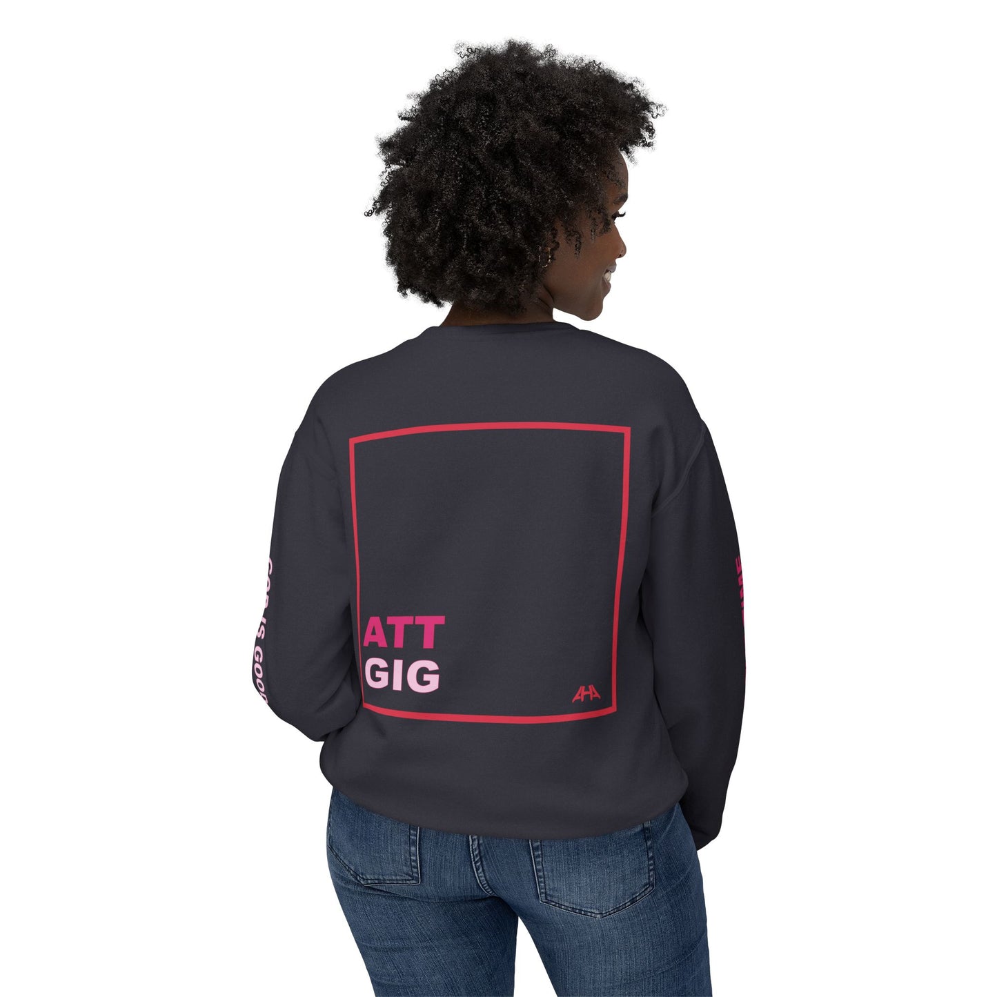 Red GIGATT/ATTGIG Lightweight Crewneck Sweatshirt
