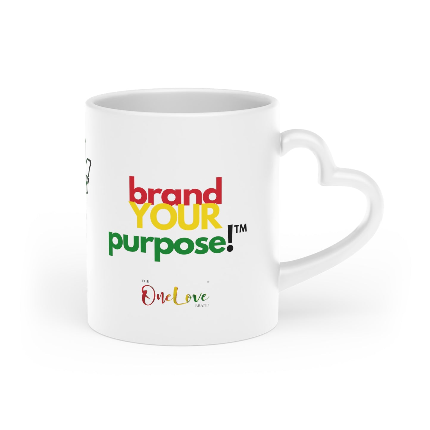 brand YOUR purpose!™ Signature Mug w/Heart-Shaped Handle