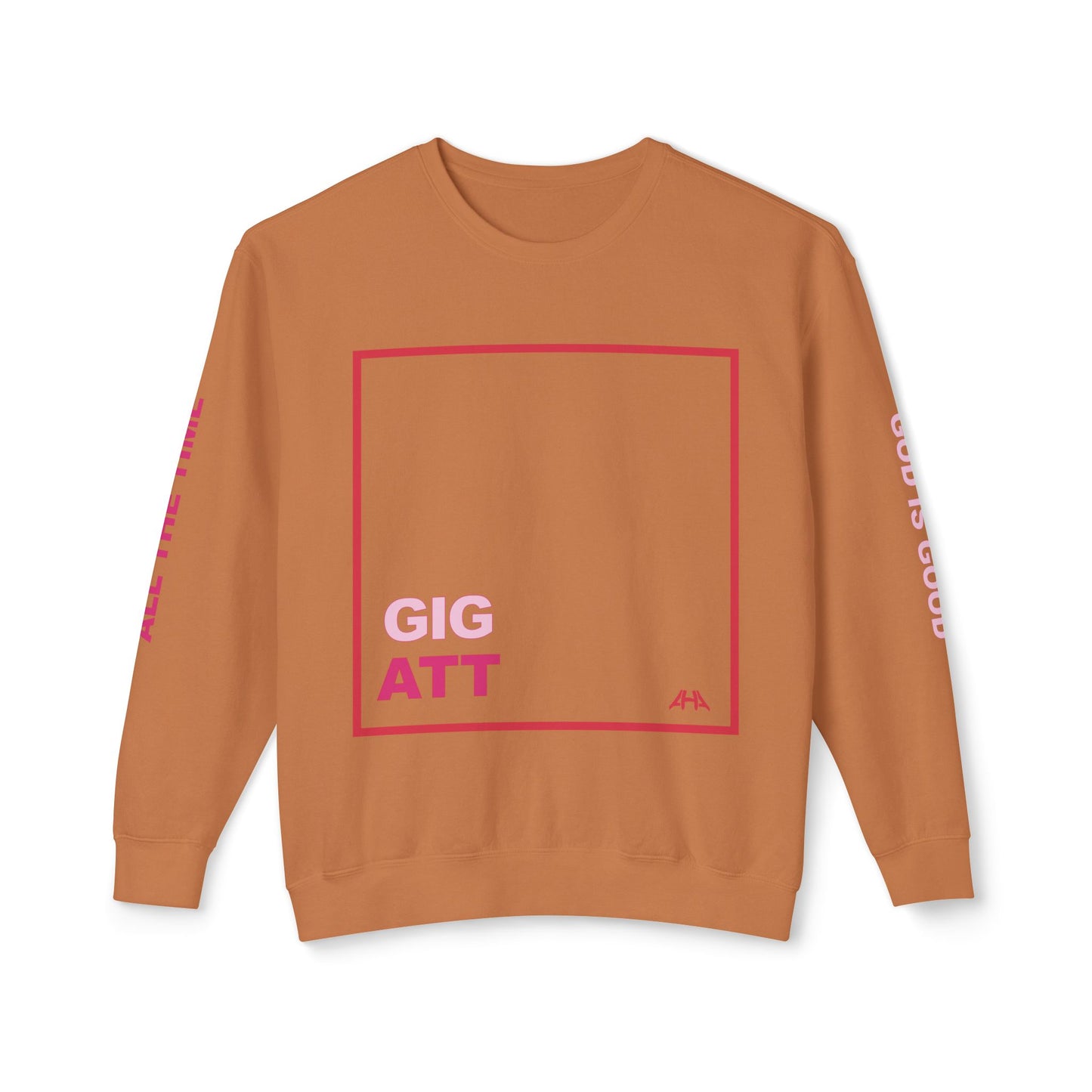 Red GIGATT/ATTGIG Lightweight Crewneck Sweatshirt