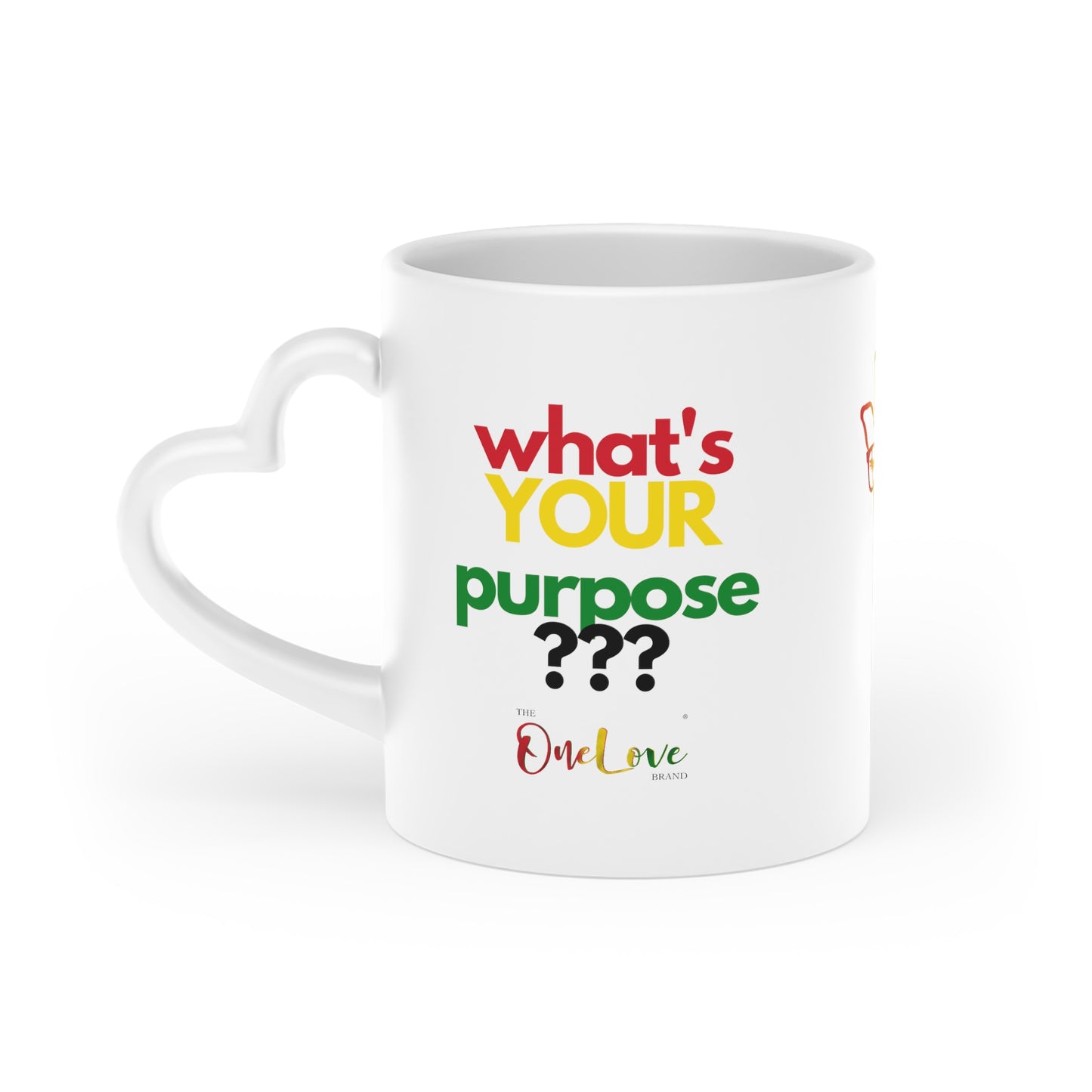 brand YOUR purpose!™ Signature Mug w/Heart-Shaped Handle