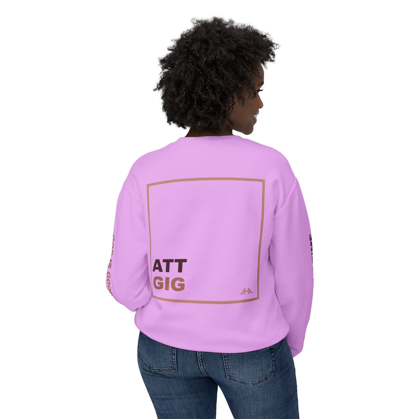 Taupe GIGATT/ATTGIG Lightweight Crewneck Sweatshirt