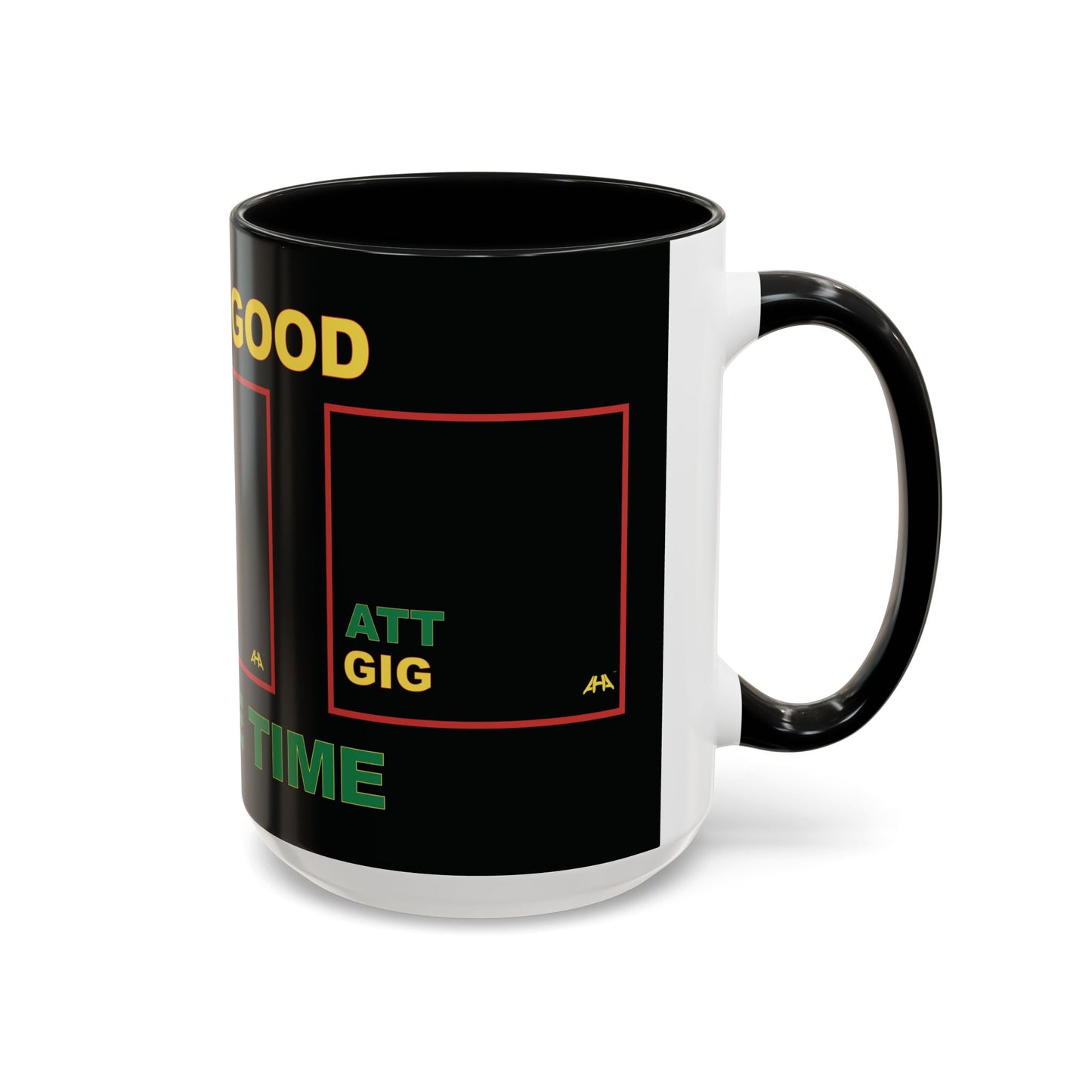 Black GIG/ATT Accent Coffee Mug (11, 15oz)