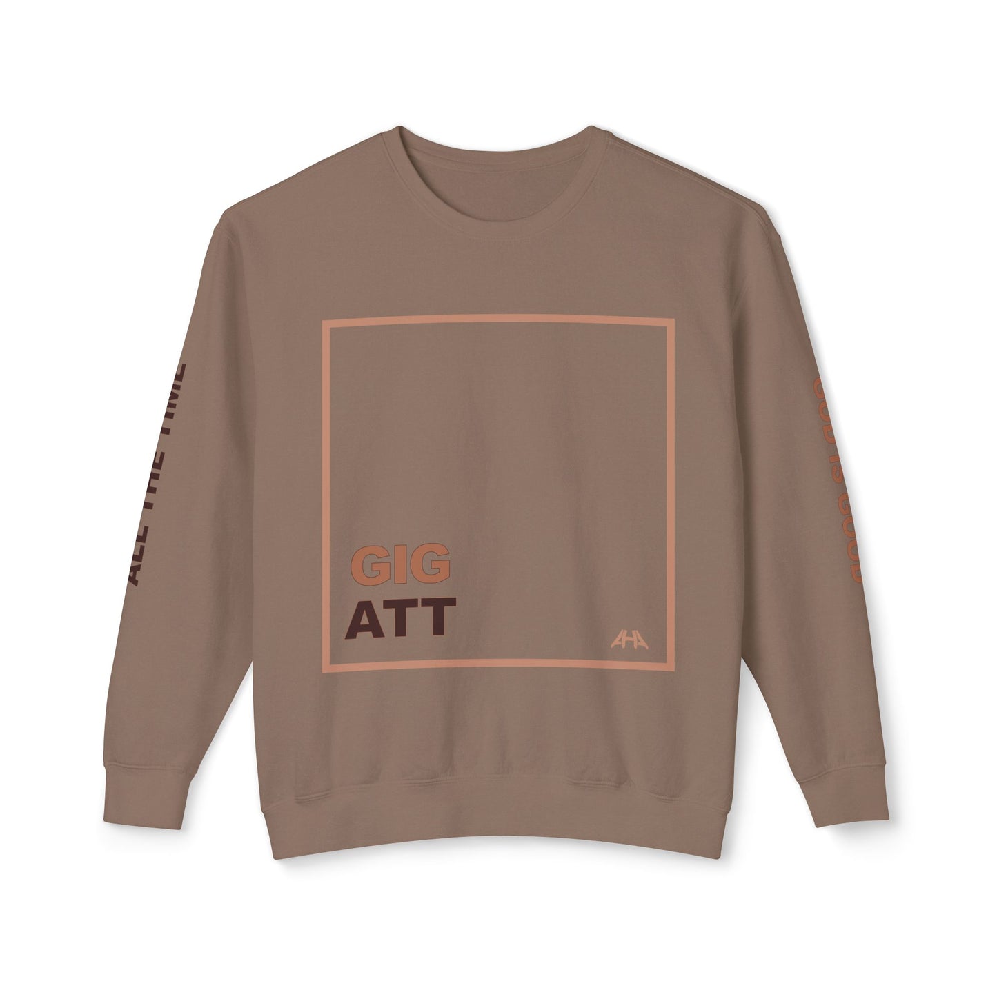 Taupe GIGATT/ATTGIG Lightweight Crewneck Sweatshirt