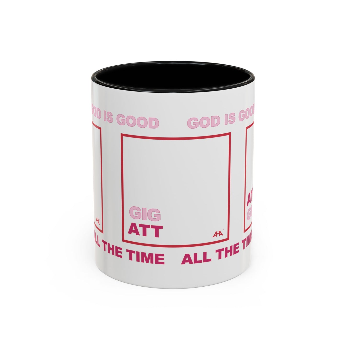Red GIG/ATT Accent Coffee Mug (11, 15oz)