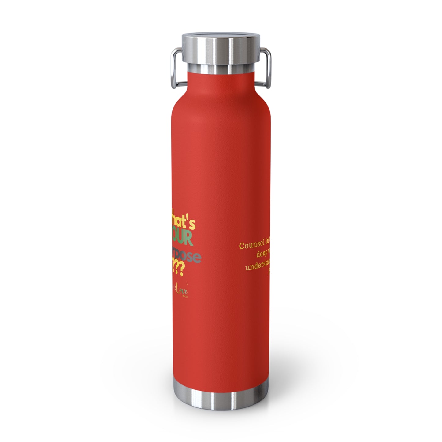 Scripture of Purpose Copper Bottle