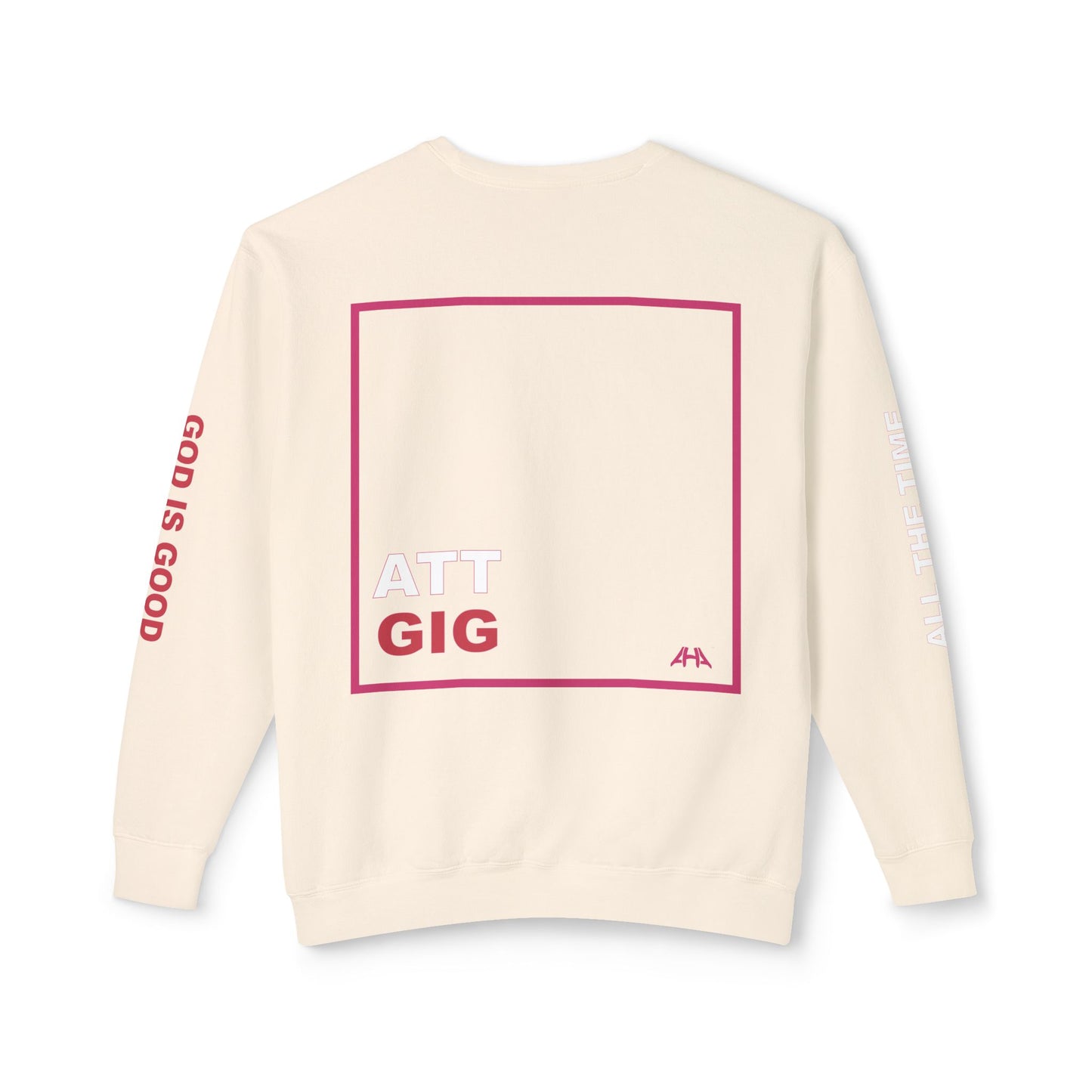 Deep Pink GIGATT/ATTGIG Lightweight Crewneck Sweatshirt