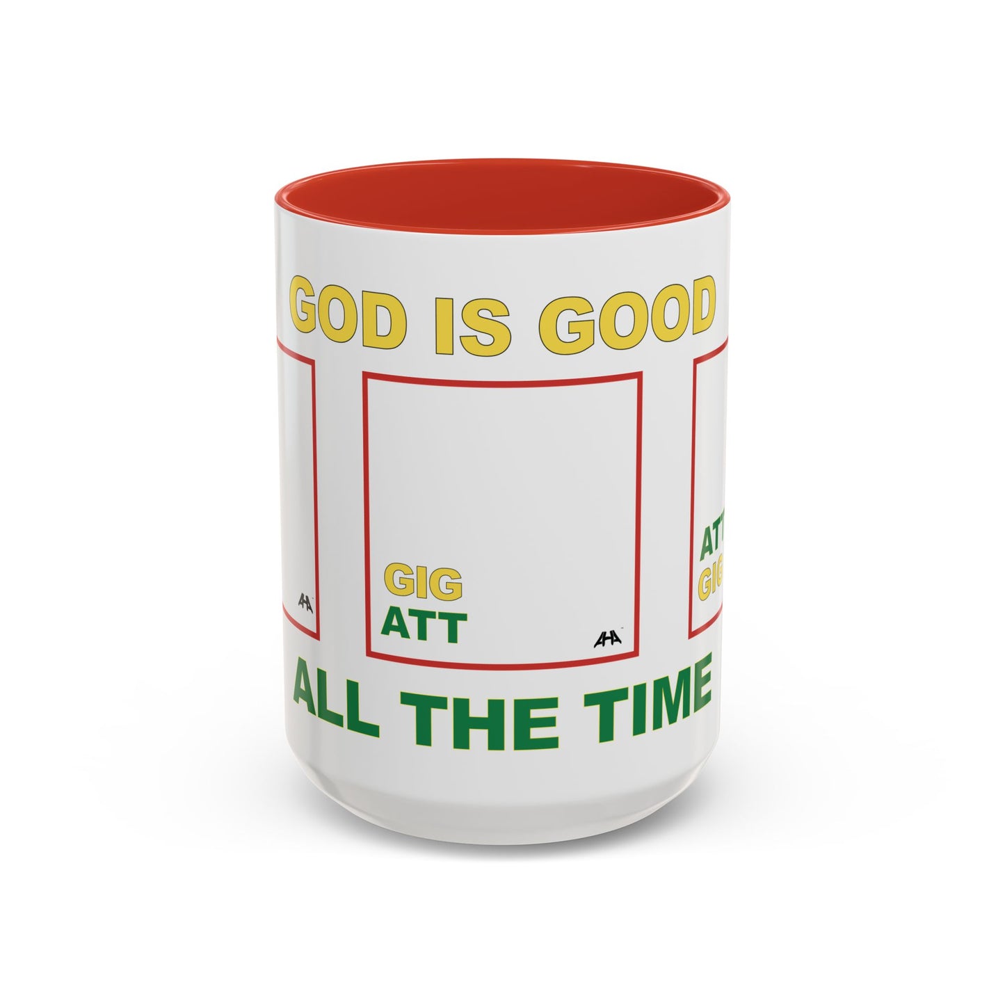 White GIG/ATT Accent Coffee Mug (11, 15oz)
