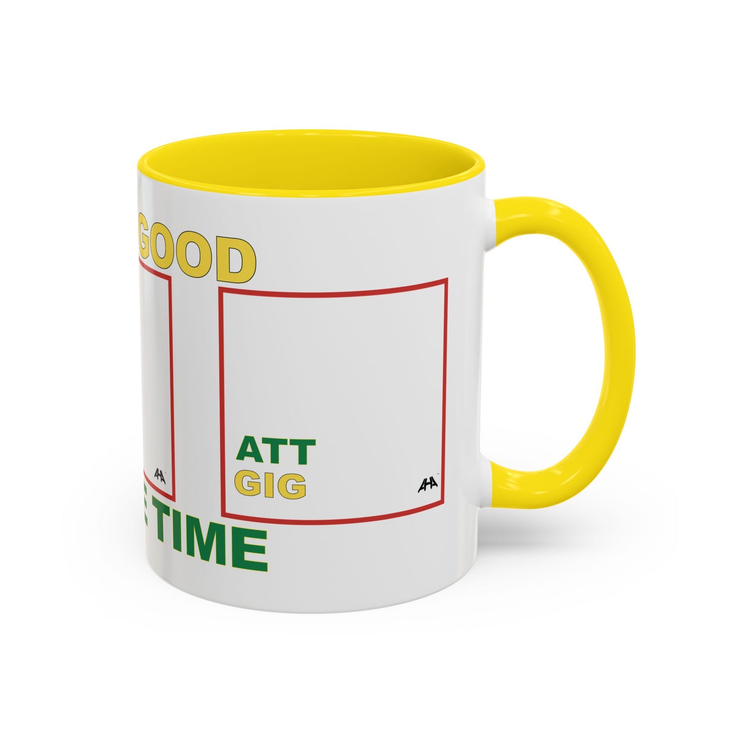 White GIG/ATT Accent Coffee Mug (11, 15oz)