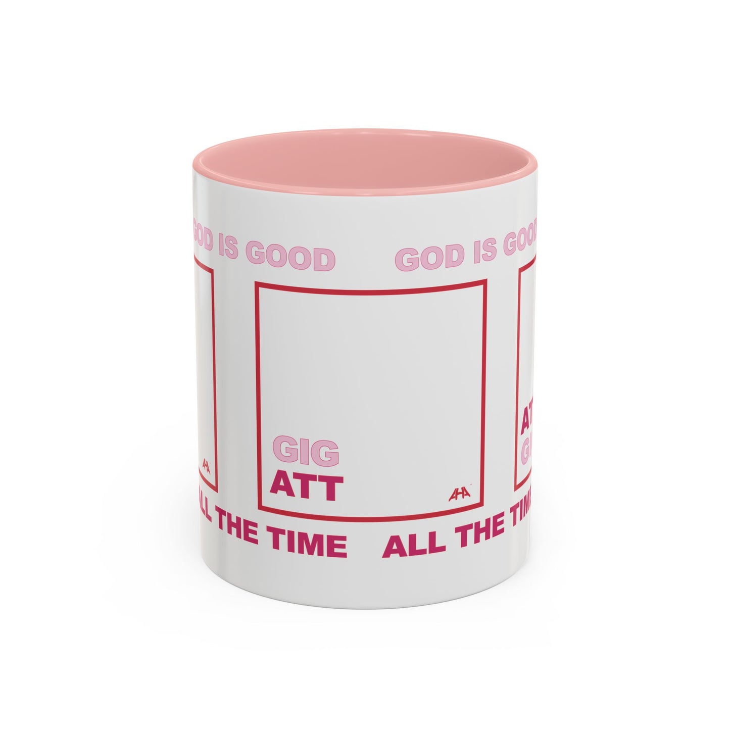Red GIG/ATT Accent Coffee Mug (11, 15oz)