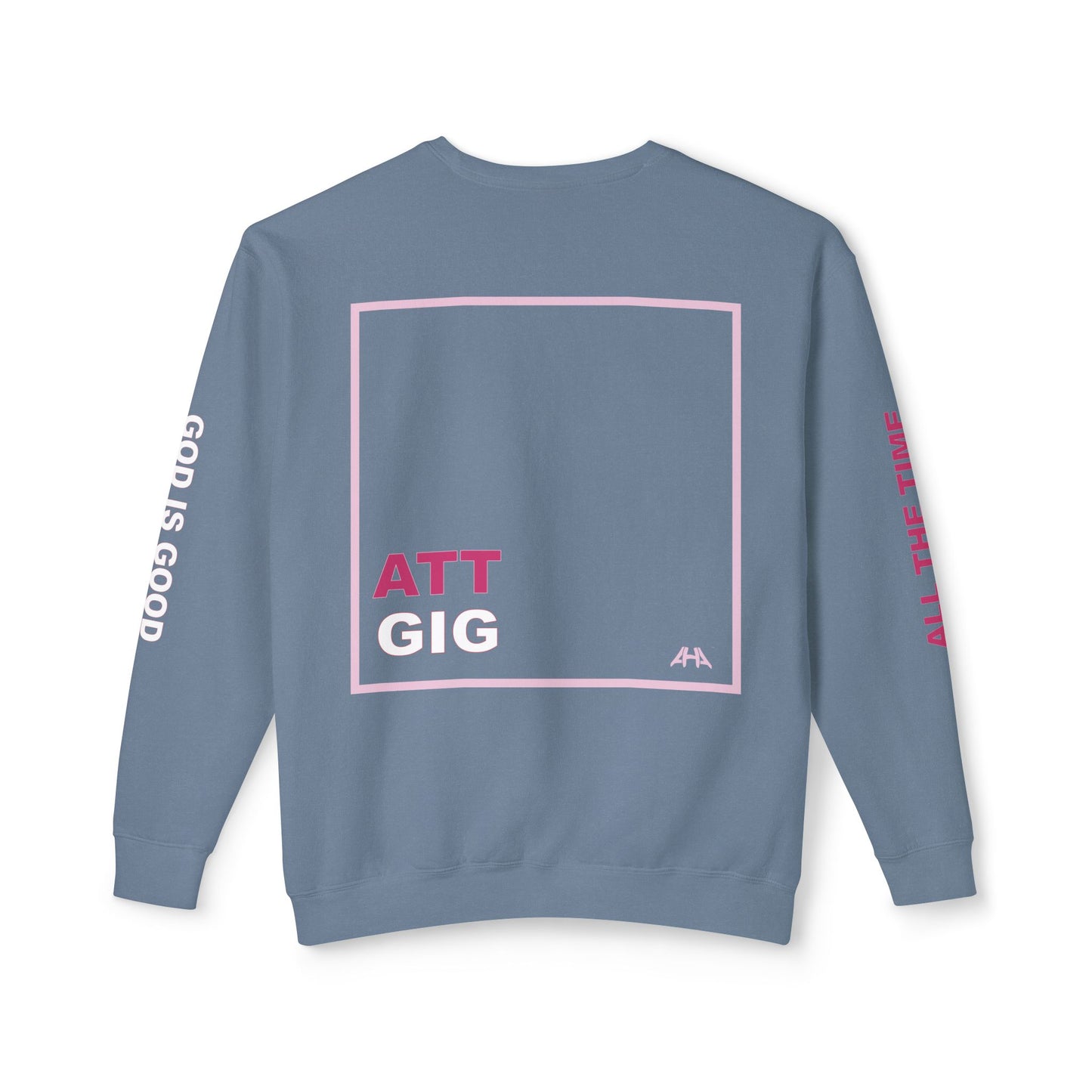 Light Pink GIGATT/ATTGIG Lightweight Crewneck Sweatshirt
