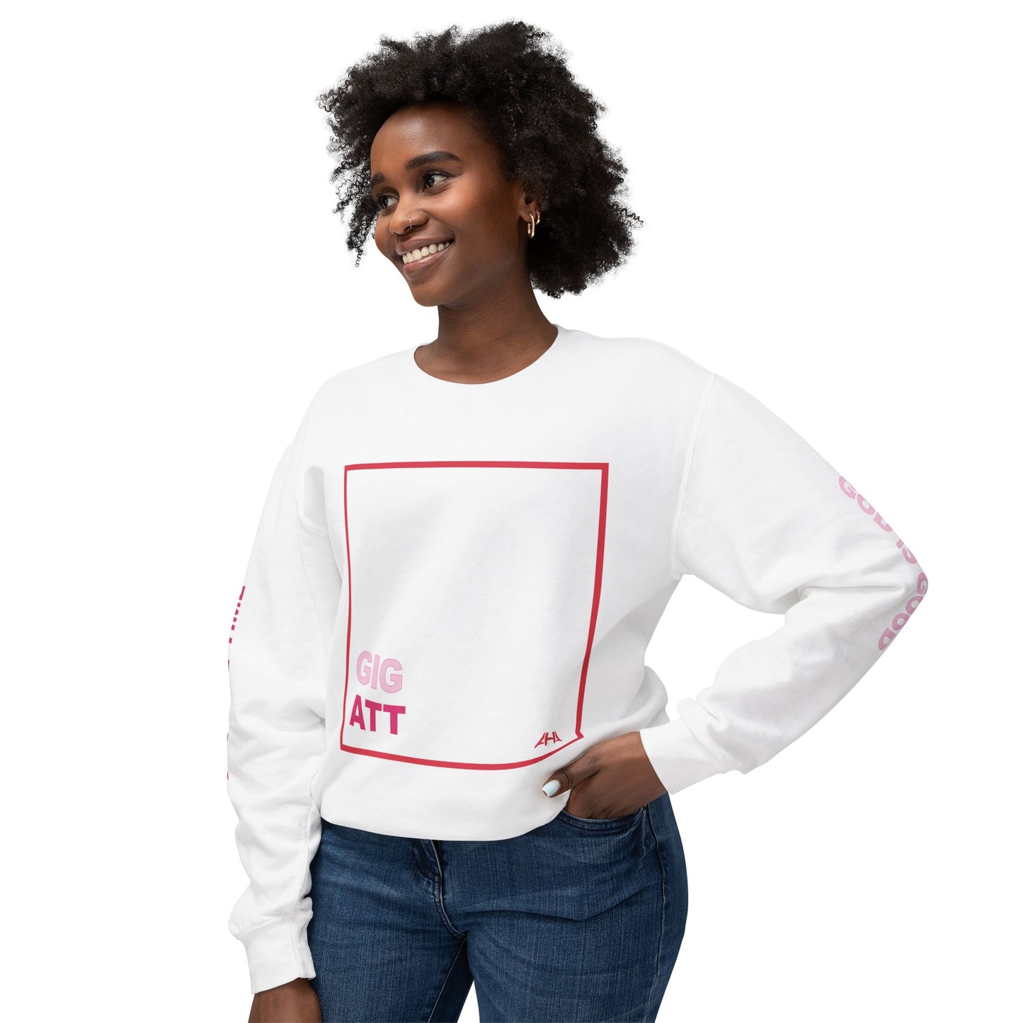 Red GIGATT/ATTGIG Lightweight Crewneck Sweatshirt