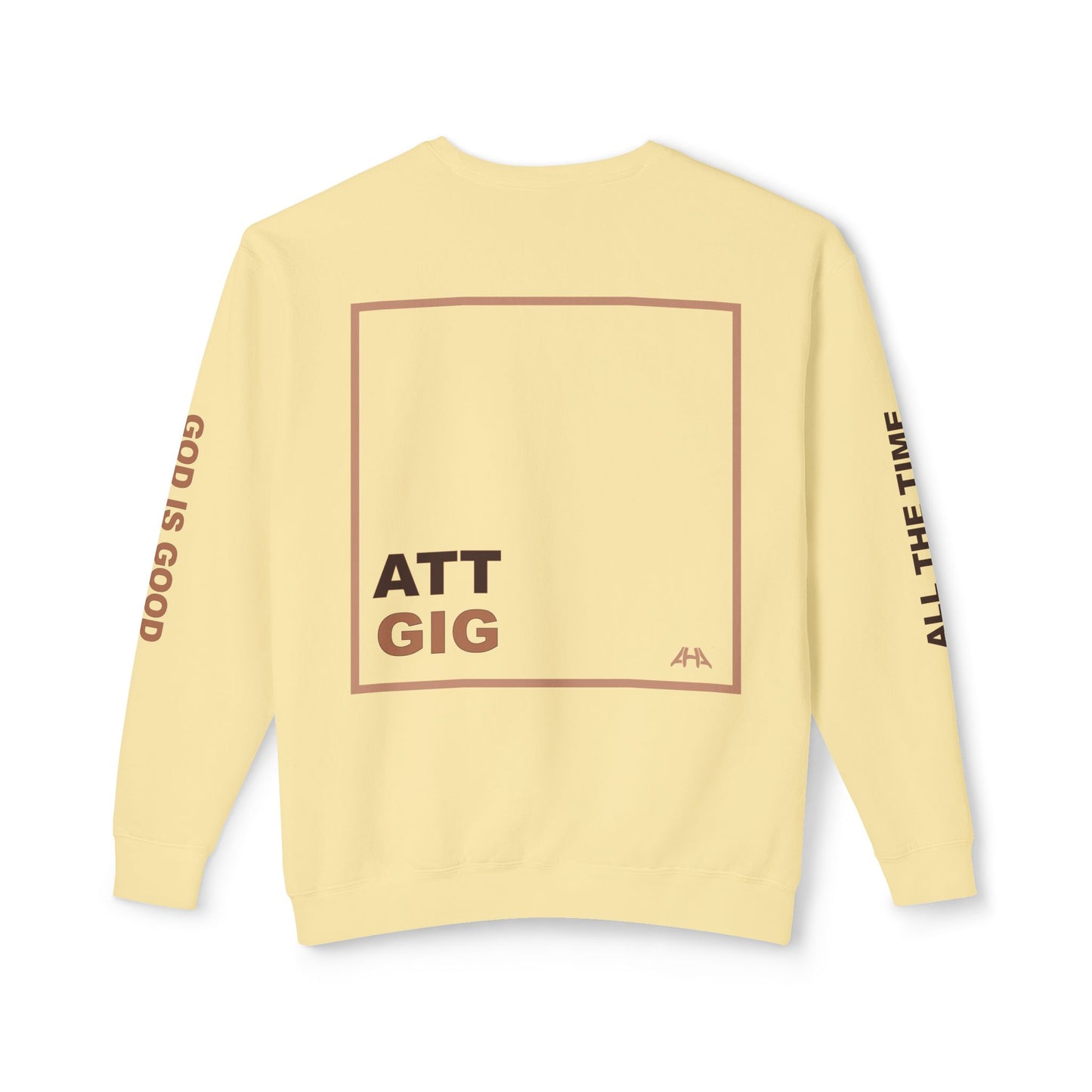 Taupe GIGATT/ATTGIG Lightweight Crewneck Sweatshirt