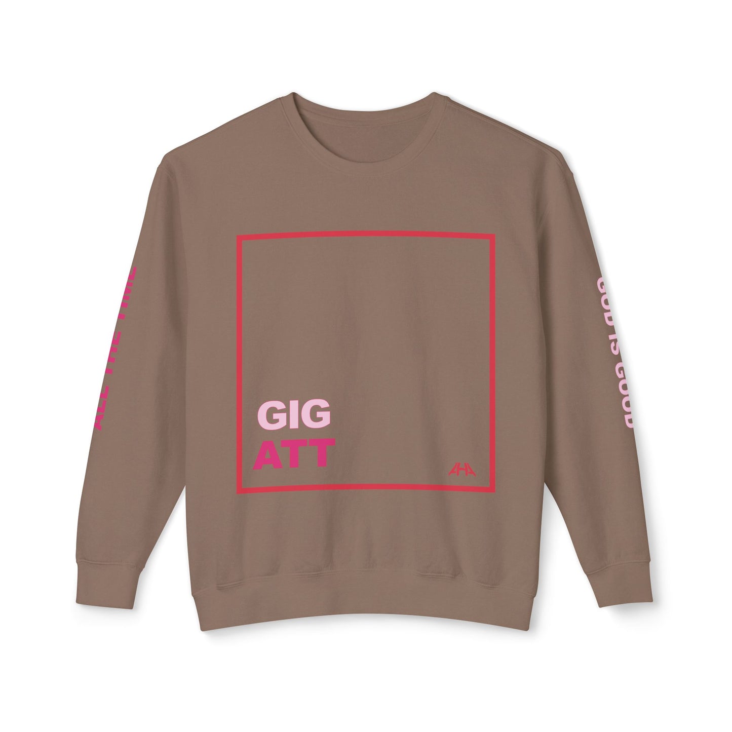 Red GIGATT/ATTGIG Lightweight Crewneck Sweatshirt