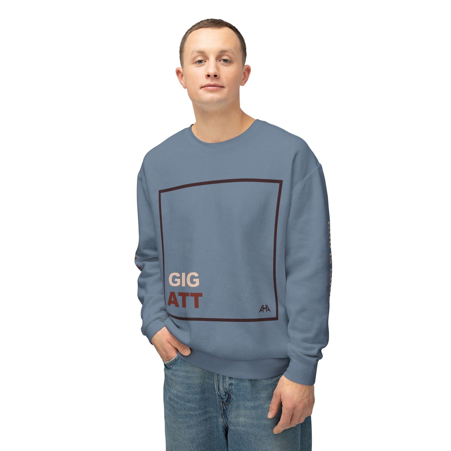 Chocolate GIGATT/ATTGIG Lightweight Crewneck Sweatshirt