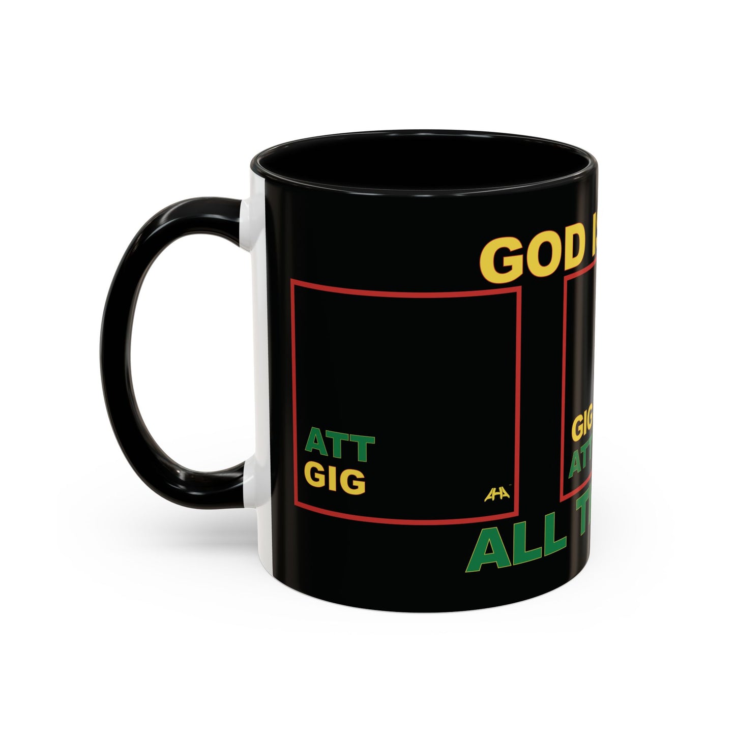 Black GIG/ATT Accent Coffee Mug (11, 15oz)