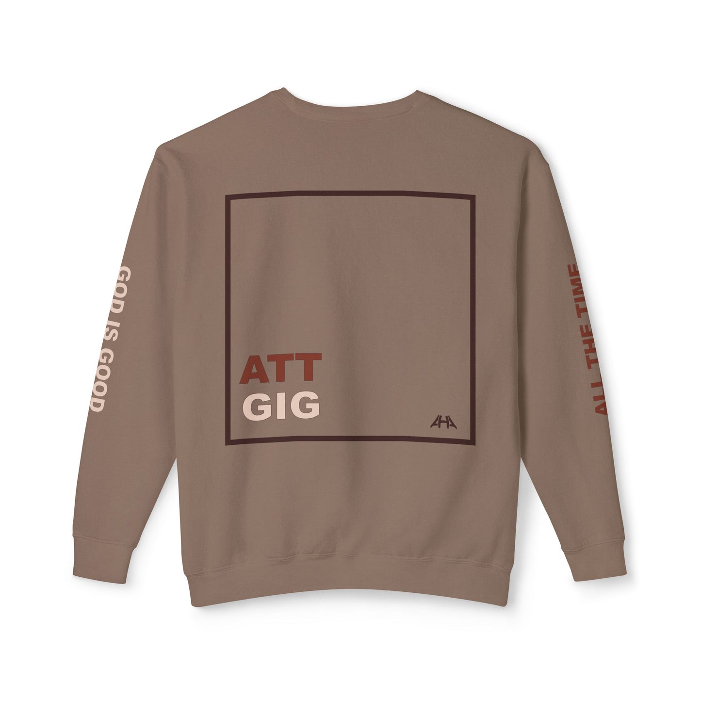 Chocolate GIGATT/ATTGIG Lightweight Crewneck Sweatshirt