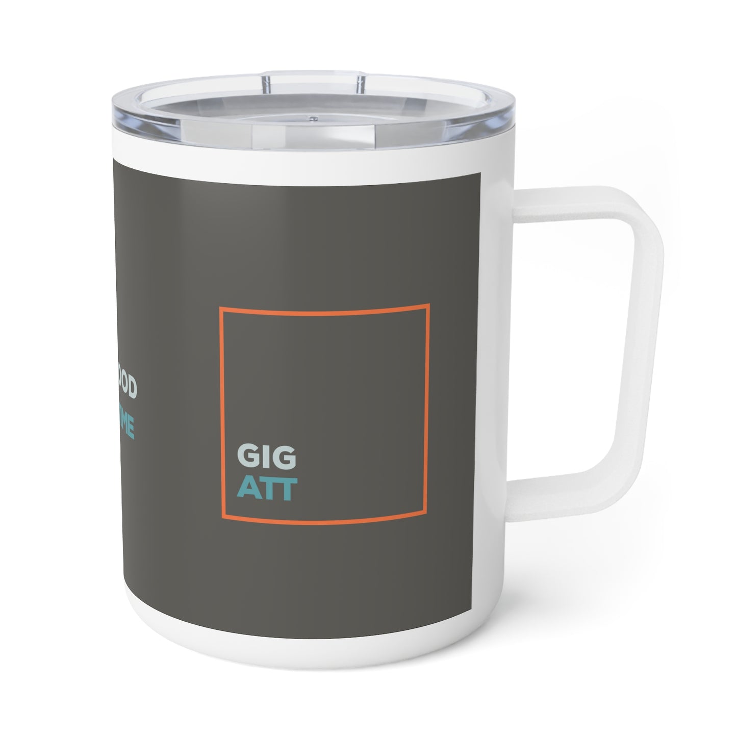 Gray GIGATT/ATTGIG Insulated Mug