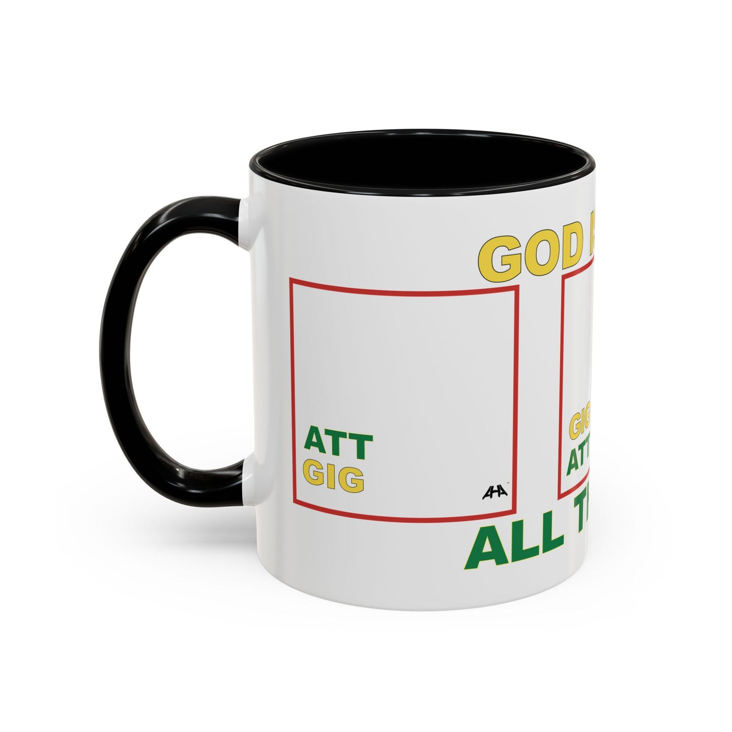 White GIG/ATT Accent Coffee Mug (11, 15oz)