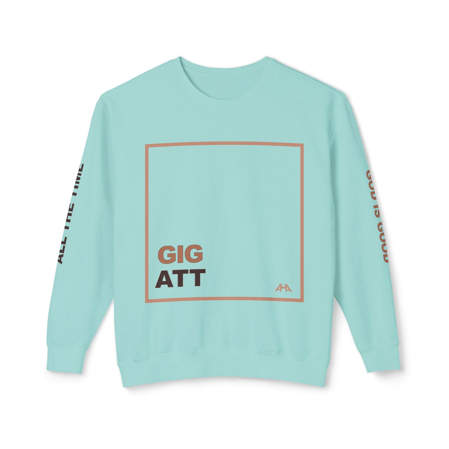 Taupe GIGATT/ATTGIG Lightweight Crewneck Sweatshirt