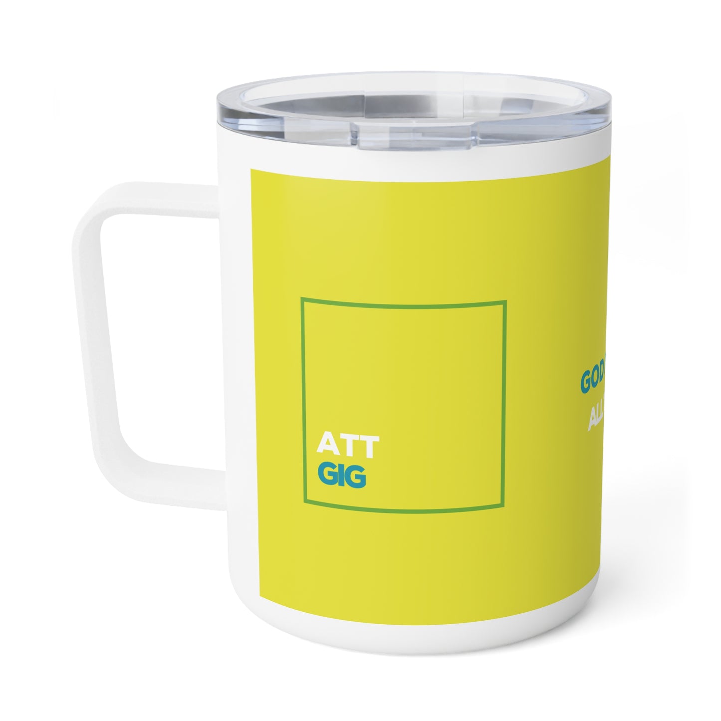 Yellow GIGATT/ATTGIG Insulated Mug