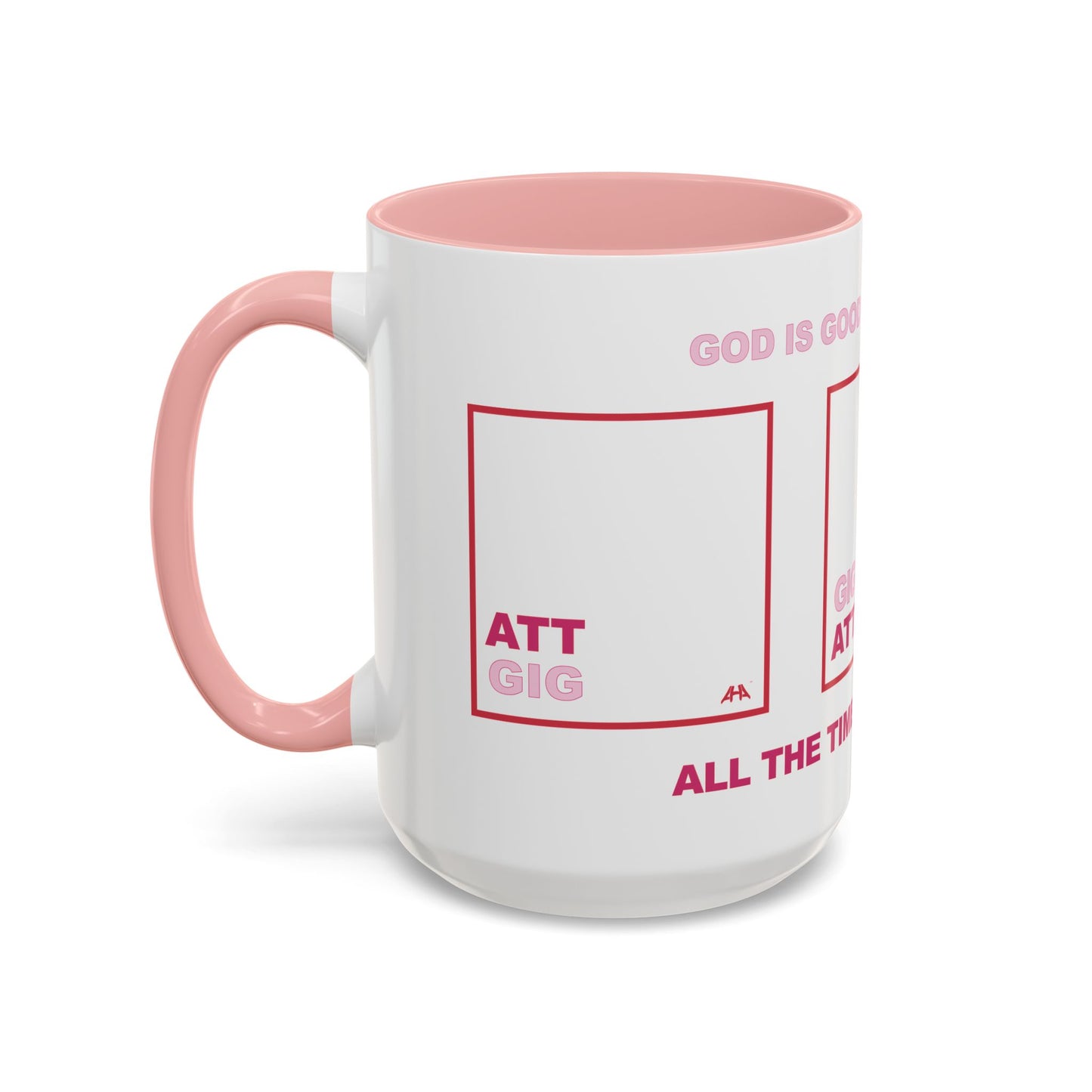 Red GIG/ATT Accent Coffee Mug (11, 15oz)