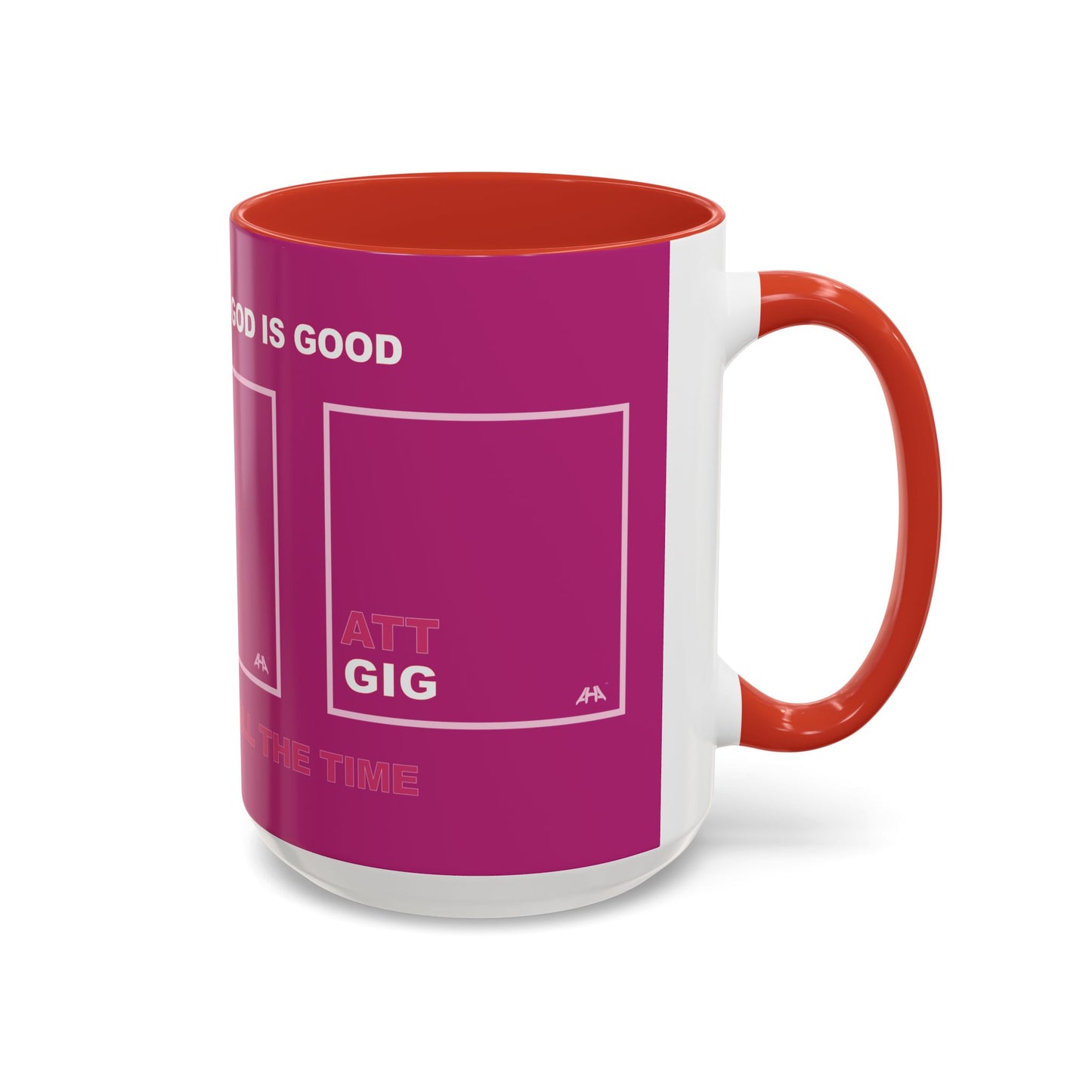 Light Pink GIG/ATT Accent Coffee Mug (11, 15oz)