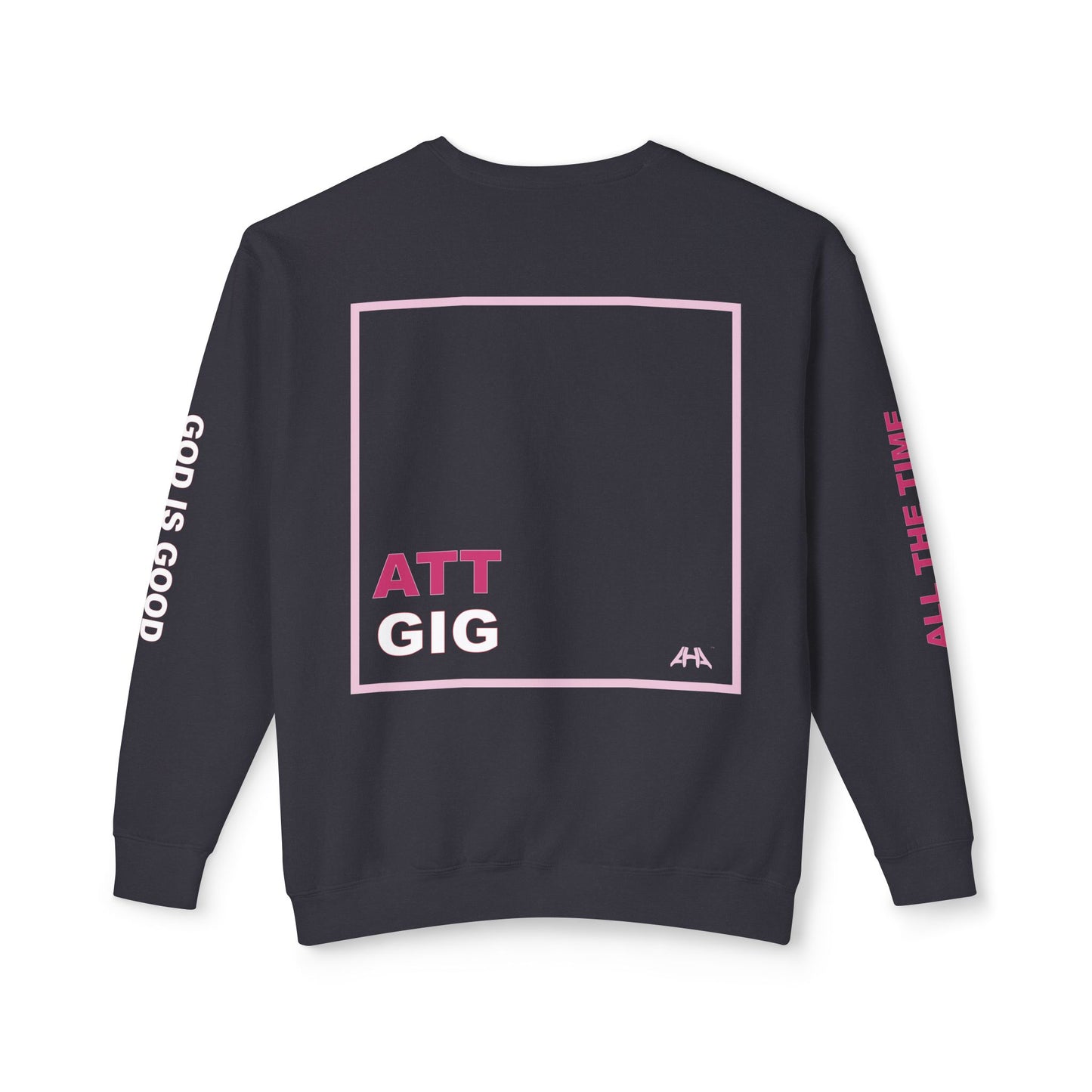 Light Pink GIGATT/ATTGIG Lightweight Crewneck Sweatshirt