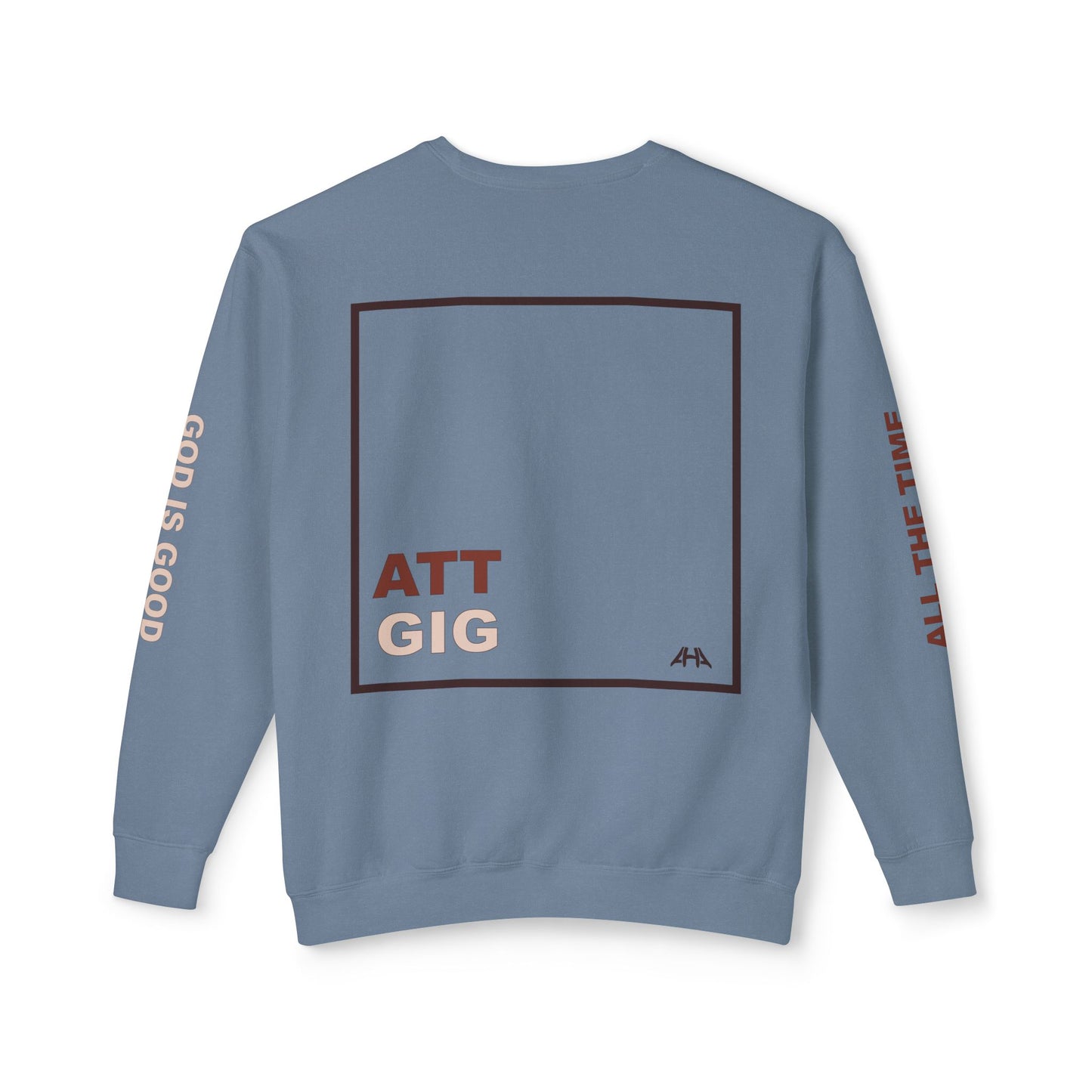 Chocolate GIGATT/ATTGIG Lightweight Crewneck Sweatshirt