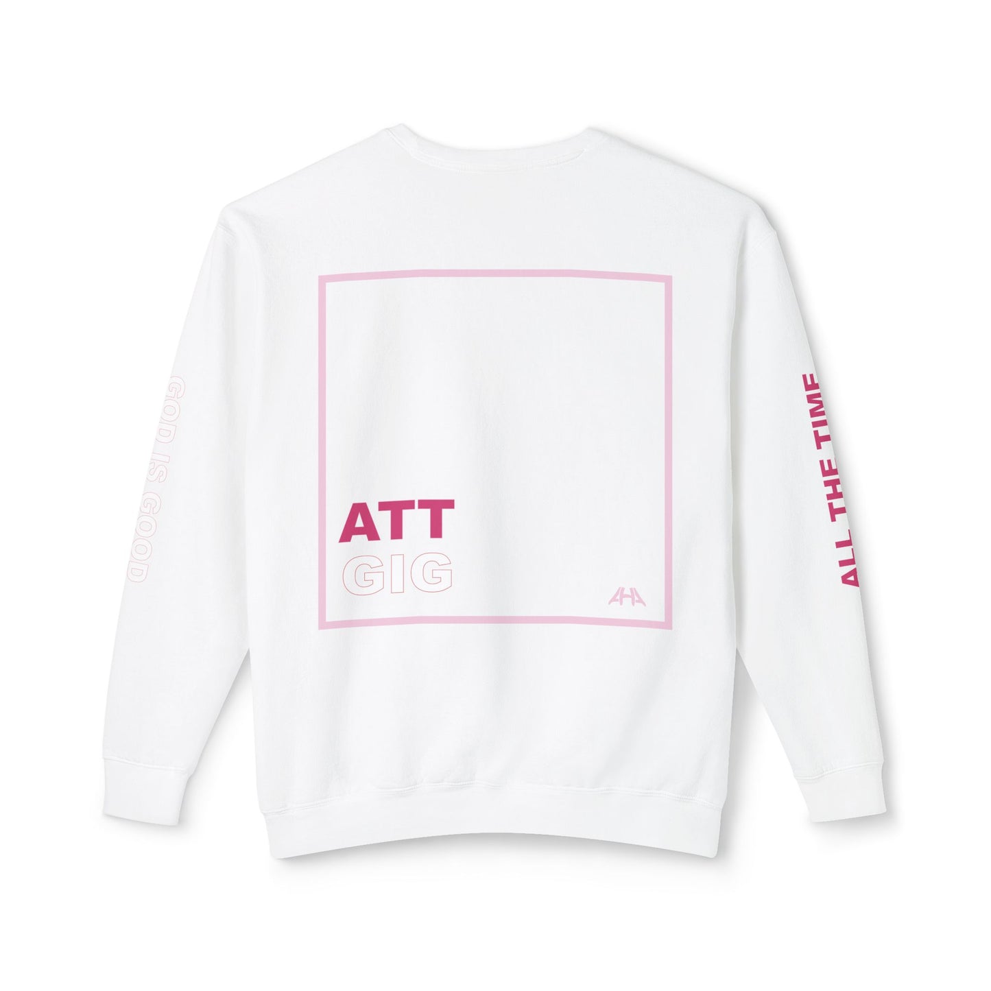 Light Pink GIGATT/ATTGIG Lightweight Crewneck Sweatshirt