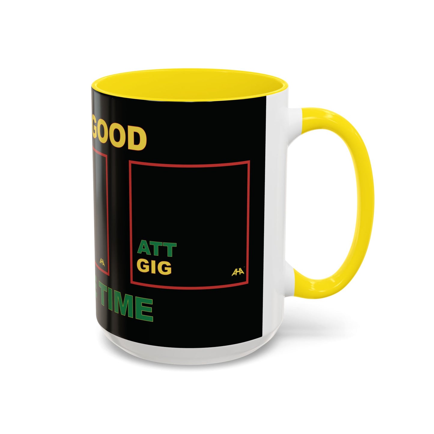 Black GIG/ATT Accent Coffee Mug (11, 15oz)