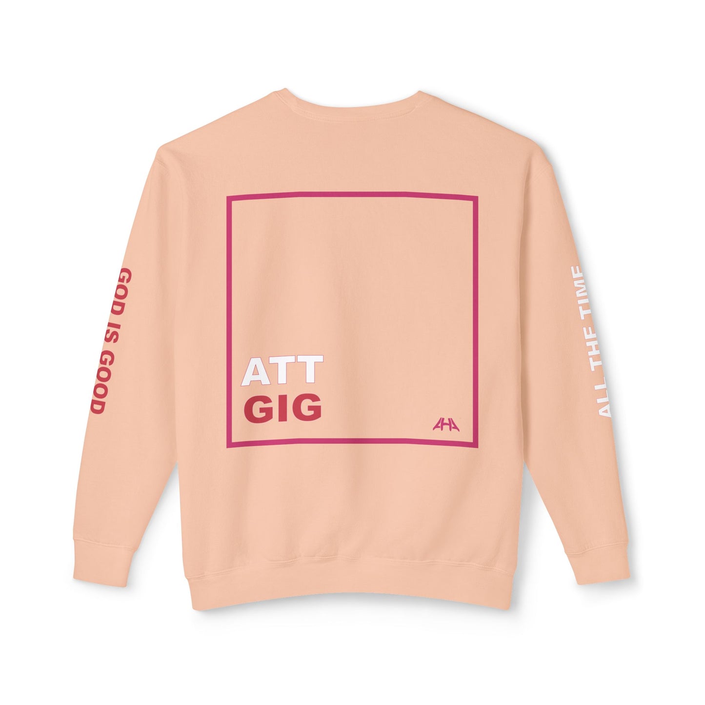Deep Pink GIGATT/ATTGIG Lightweight Crewneck Sweatshirt