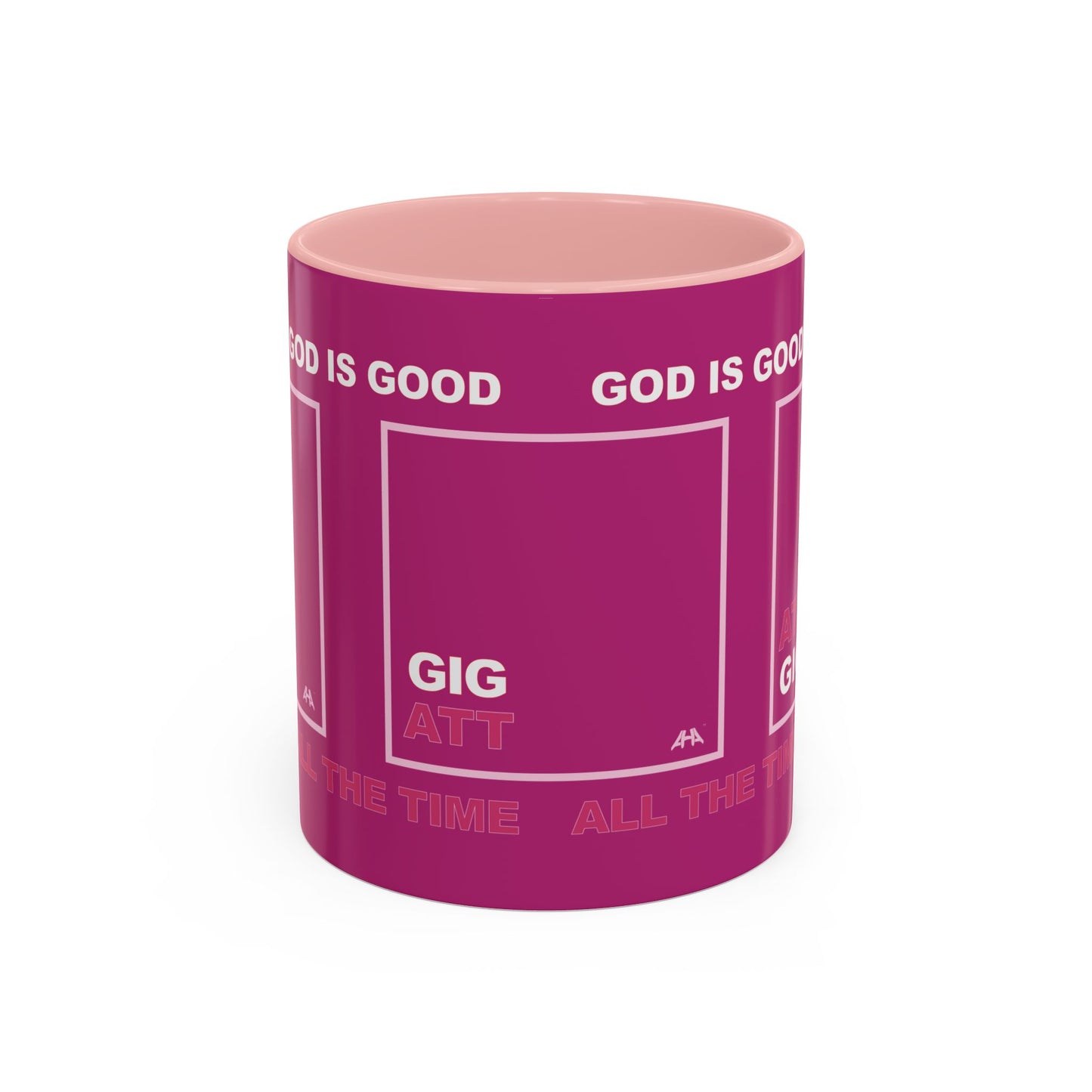 Light Pink GIG/ATT Accent Coffee Mug (11, 15oz)