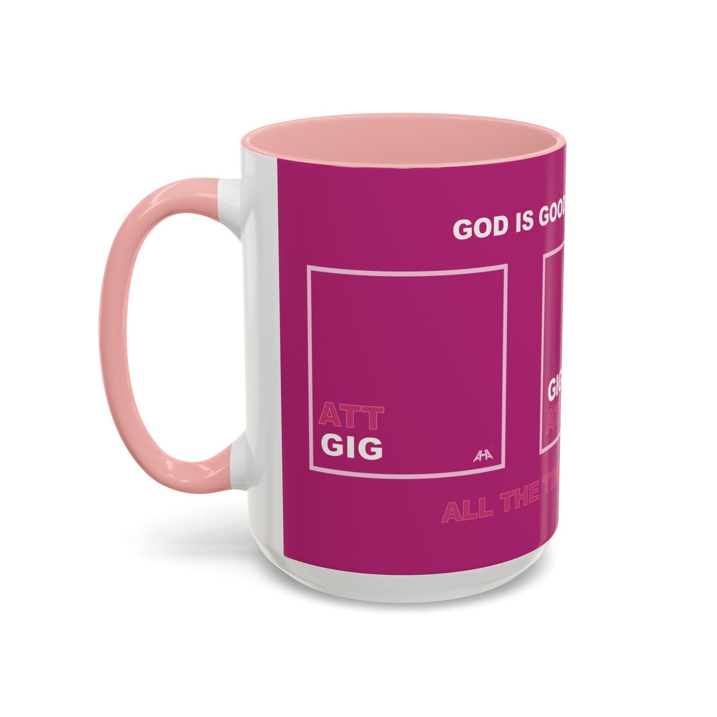 Light Pink GIG/ATT Accent Coffee Mug (11, 15oz)
