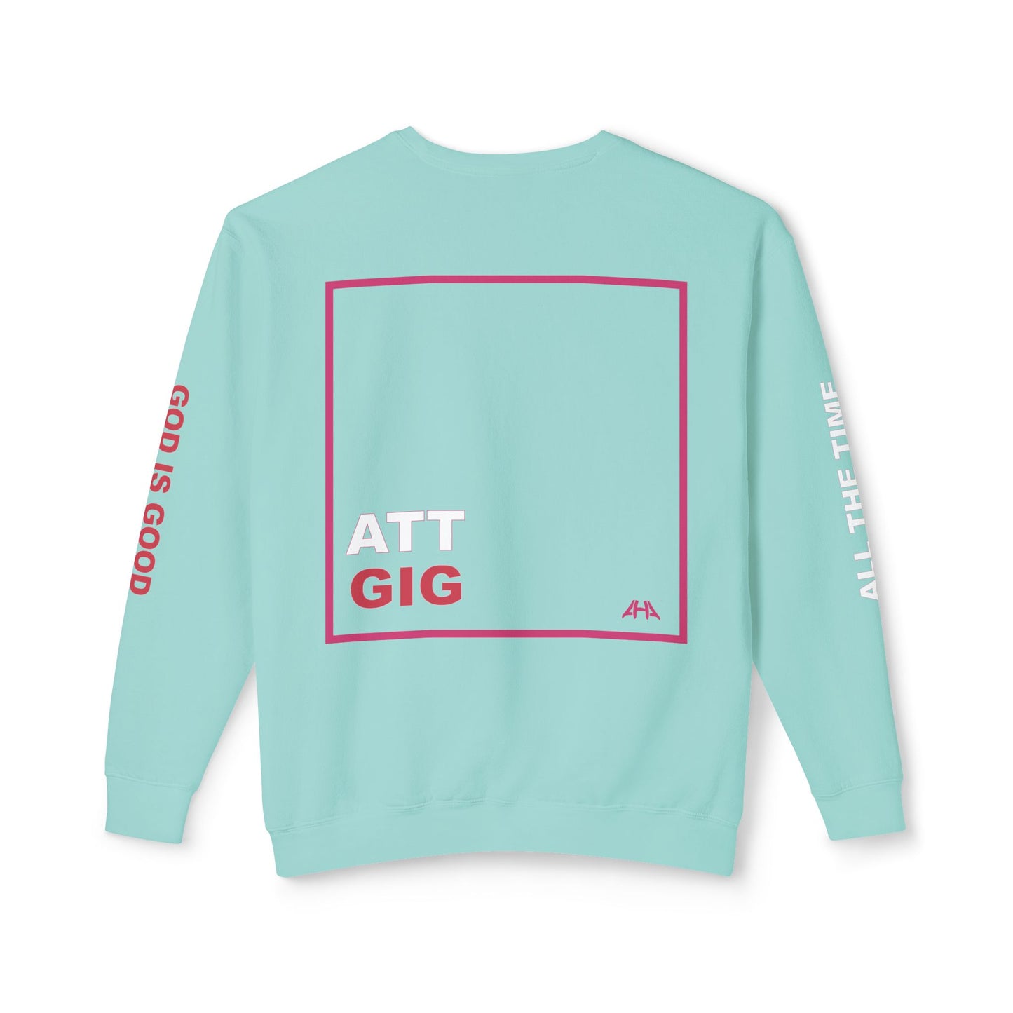 Deep Pink GIGATT/ATTGIG Lightweight Crewneck Sweatshirt