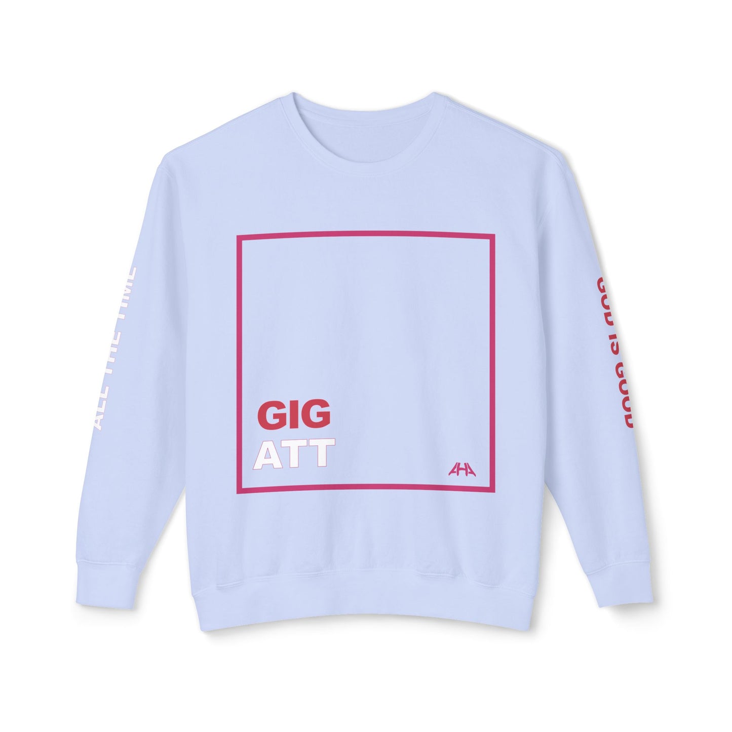 Deep Pink GIGATT/ATTGIG Lightweight Crewneck Sweatshirt