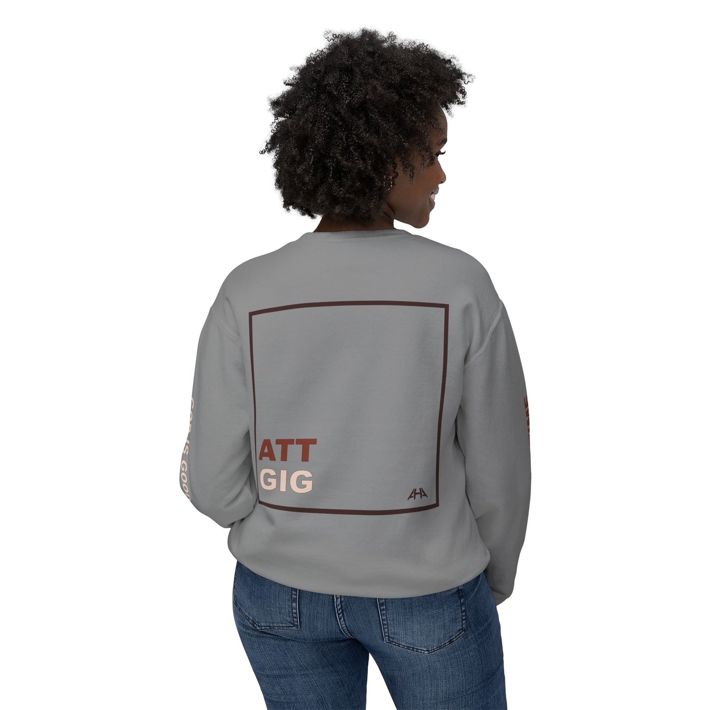 Chocolate GIGATT/ATTGIG Lightweight Crewneck Sweatshirt