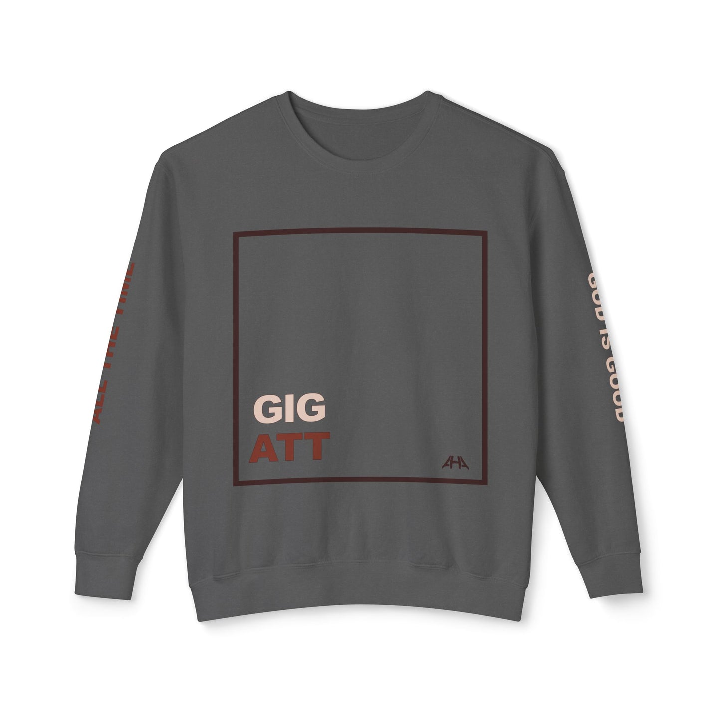 Chocolate GIGATT/ATTGIG Lightweight Crewneck Sweatshirt