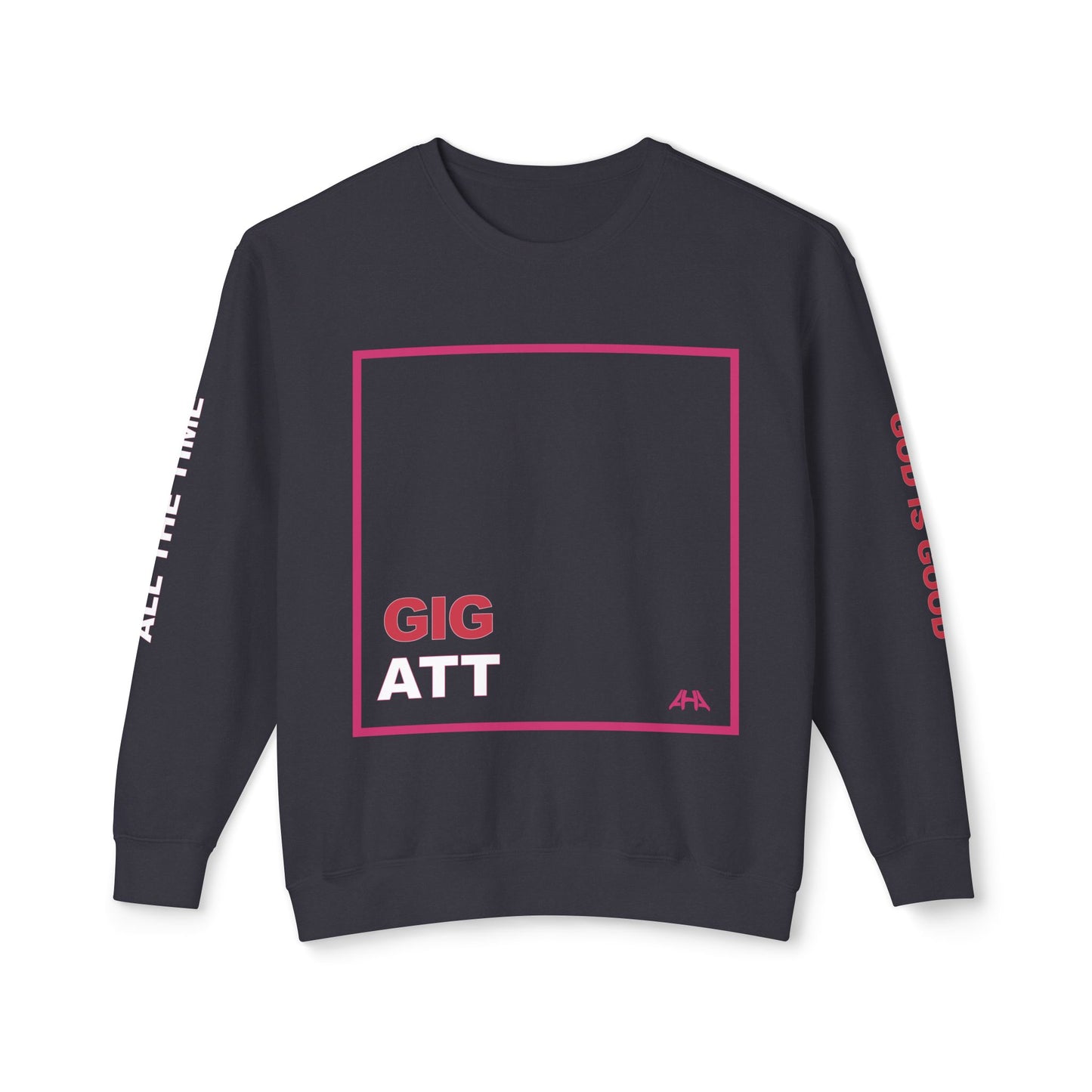 Deep Pink GIGATT/ATTGIG Lightweight Crewneck Sweatshirt