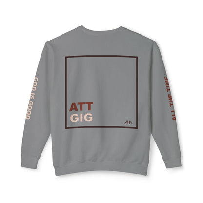 Chocolate GIGATT/ATTGIG Lightweight Crewneck Sweatshirt