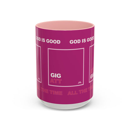 Light Pink GIG/ATT Accent Coffee Mug (11, 15oz)