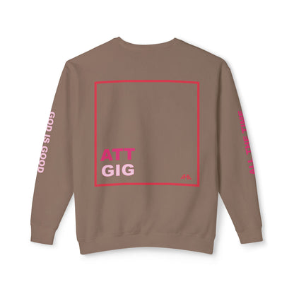 Red GIGATT/ATTGIG Lightweight Crewneck Sweatshirt